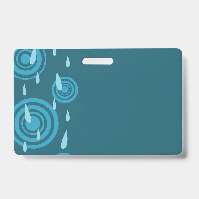 Crachá Chuva Azul (Frente)