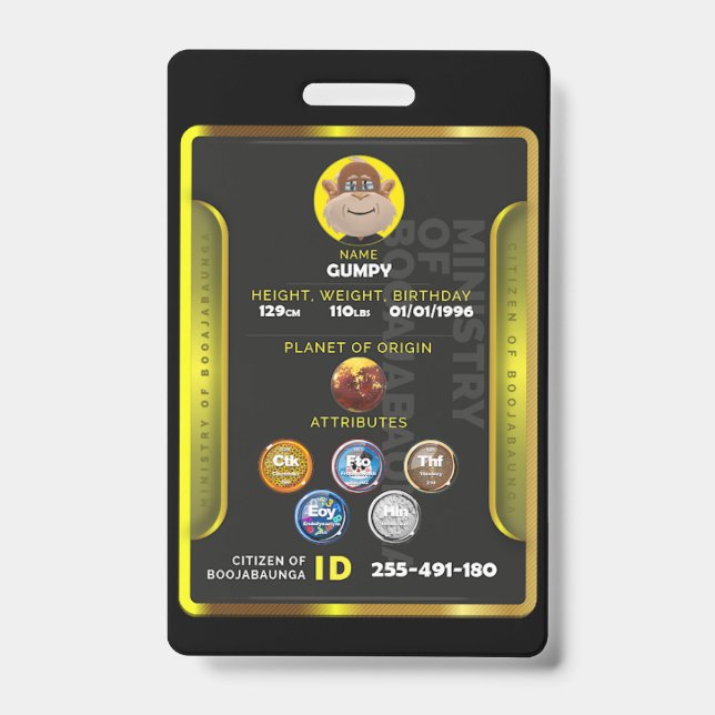 Crachá Cidadão  (Frente)