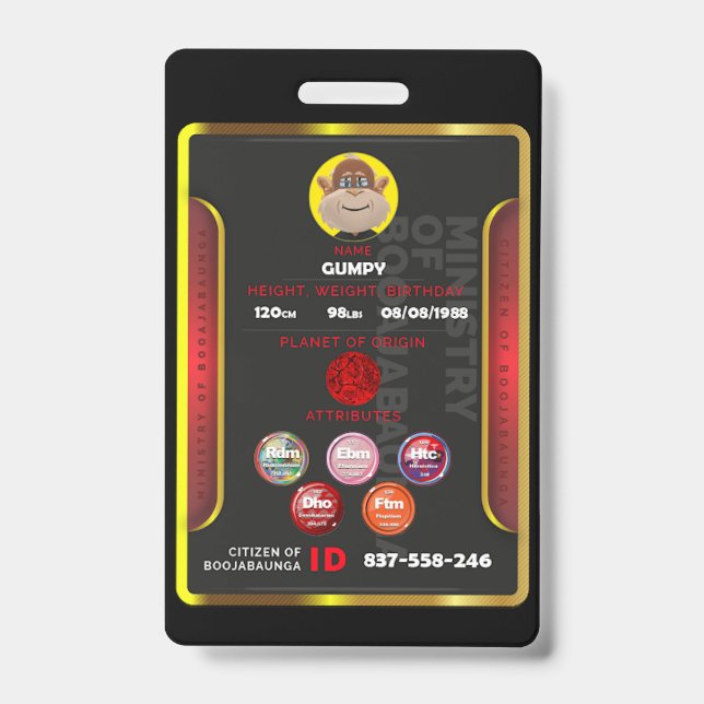 Crachá Cidadão  (Frente)