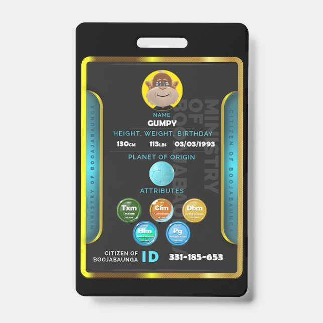 Crachá Cidadão  (Frente)