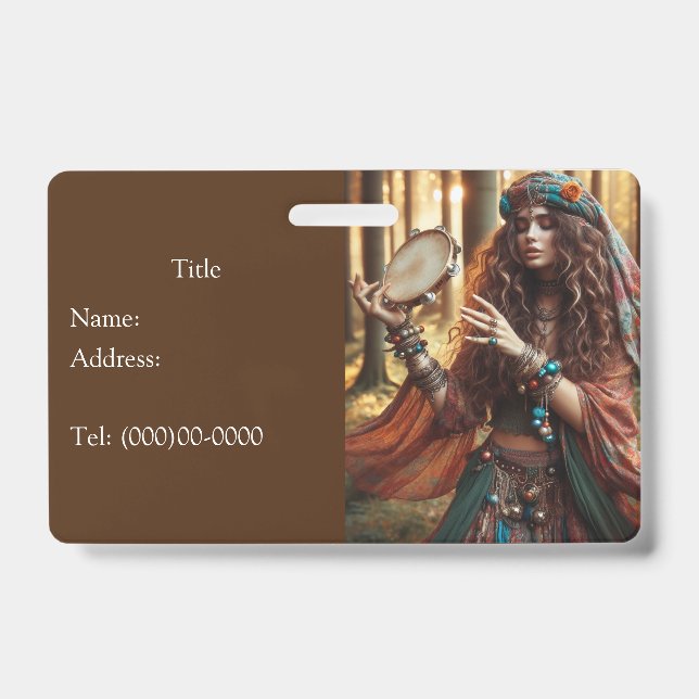 Crachá Cigana (Frente)