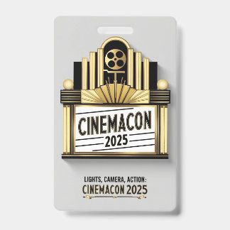Crachá CinemaCon 2025