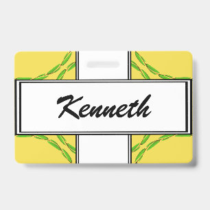 Crachá Círculo de Folhas de Kenneth Yoncich