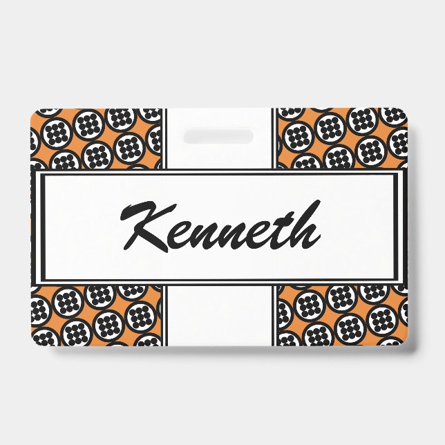 Crachá Círculo de Nove por Kenneth Yoncich (Frente)