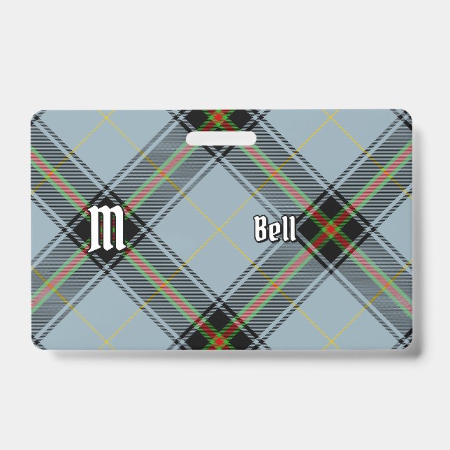 Crachá Clan Bell Tartan (Frente)