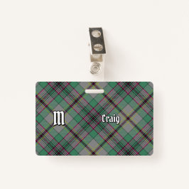 Crachá Clan Craig Tartan