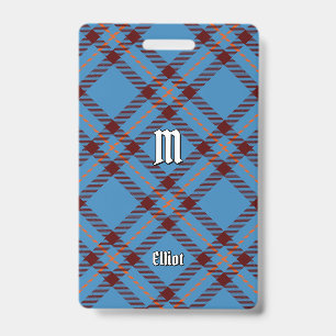 Crachá Clan Elliot Antigo Tartan