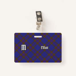 Crachá Clan Elliot Modern Tartan