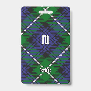 Crachá Clan Forbes Tartan