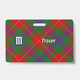 Crachá Clan Fraser Tartan