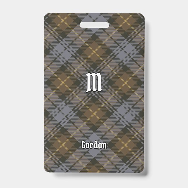 Crachá Clan Gordon Weathered Tartan (Frente)