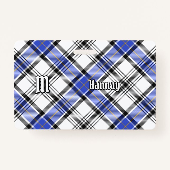 Crachá Clan Hannay Tartan (Frente)