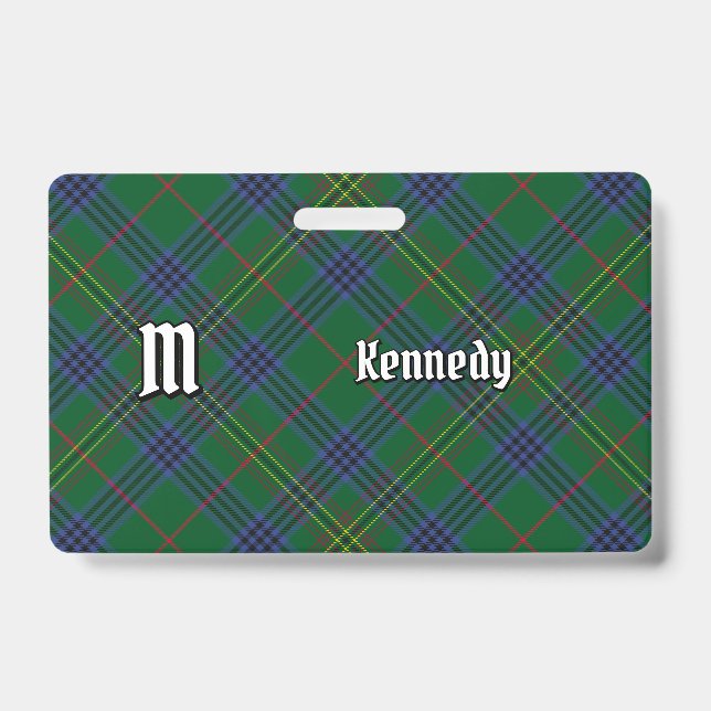 Crachá Clan Kennedy Tartan (Frente)