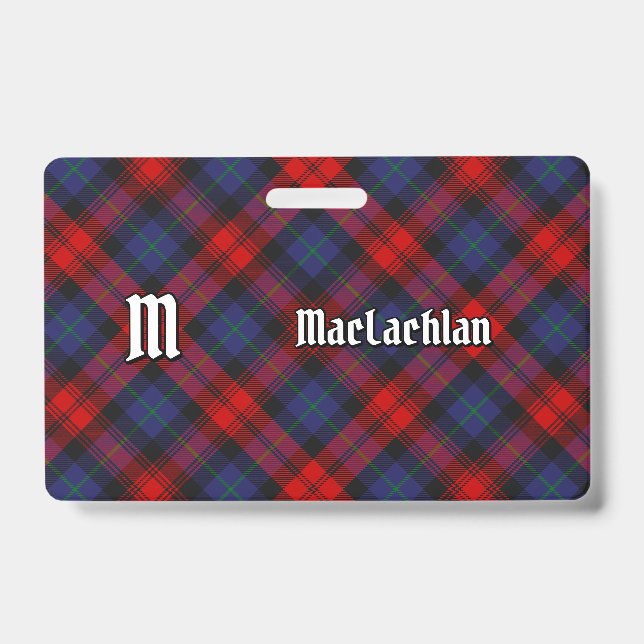 Crachá Clan MacLachlan Tartan (Frente)