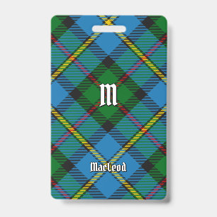 Crachá Clan MacLeod caçando Tartan