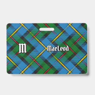 Crachá Clan MacLeod caçando Tartan