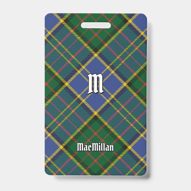 Crachá Clan MacMillan caçando Tartan (Frente)