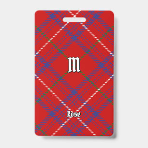 Crachá Clan Rosa Tartan