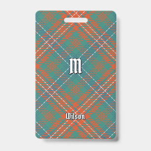 Crachá Clan Wilson Antigo Tartan