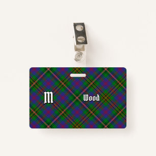 Crachá Clan Wood Tartan