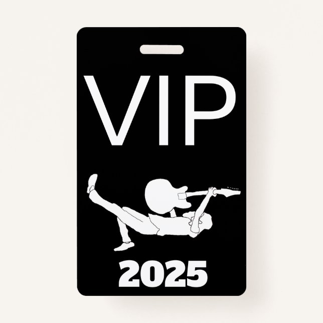 Crachá Classic Rock Custom Concert (Frente)