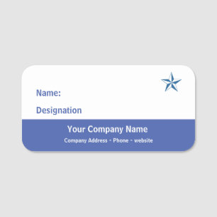 Crachá Clássico do Nome de etiqueta