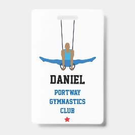 Crachá Clube de Ginástica Personalizado