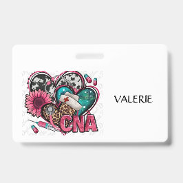 Crachá CNA Certified Nurse Aid Name Badge