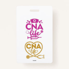 Crachá CNA Life Name Badge