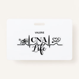 Crachá CNA Life Name Badge