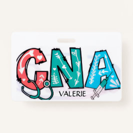 Crachá CNA Name Badge