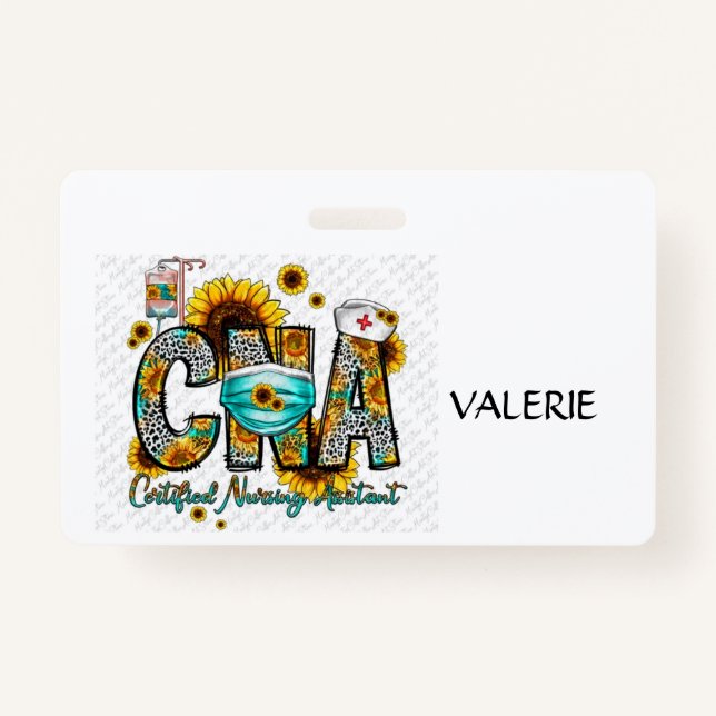 Crachá CNA Name Badge (Frente)