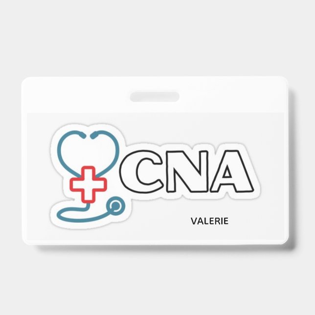 Crachá CNA Name Badge (Frente)