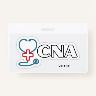 Crachá CNA Name Badge