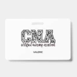 Crachá CNA Name Badge