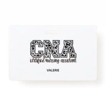 CNA Name Badge