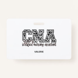 Crachá CNA Name Badge
