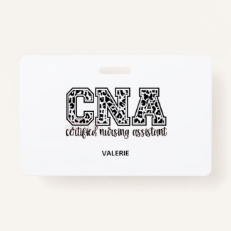 Crachá CNA Name Badge