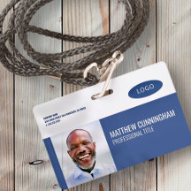 Código de barras do nome do funcionário do logotip