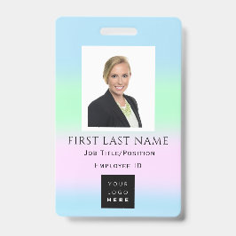 Crachá Código de barras Foto Nome IDCartão ENFERMEIRA Cui