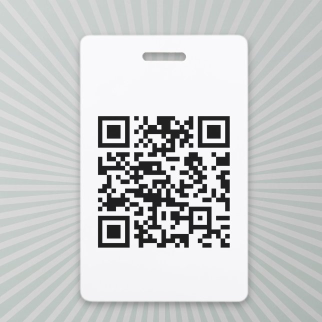 Crachá Código QR Criado instantaneamente (digitando seu U (Criador carregado)