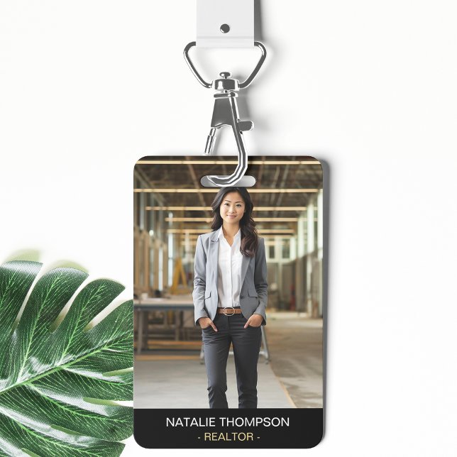 Crachá Código QR do Realer de Imobiliário Profissional Ne (Criador carregado)