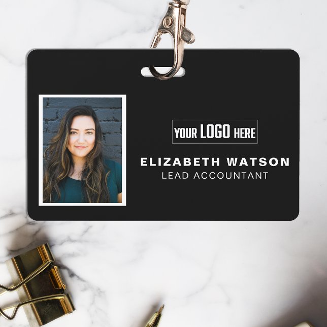 Crachá Código QR personalizado de ID do funcionário com o (Criador carregado)