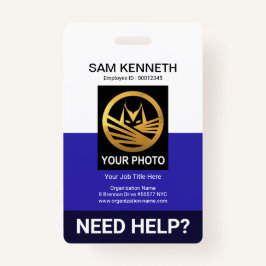 Crachá Colunas Azuis Retro Serviço Médico Social