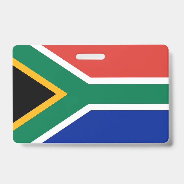 Crachá com a bandeira da África do Sul (Frente)