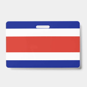 Crachá com a bandeira da Costa Rica