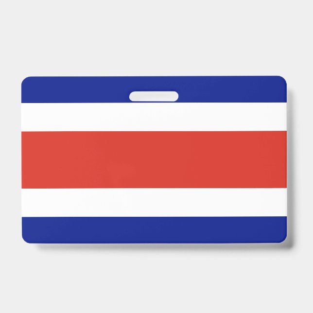 Crachá com a bandeira da Costa Rica (Frente)
