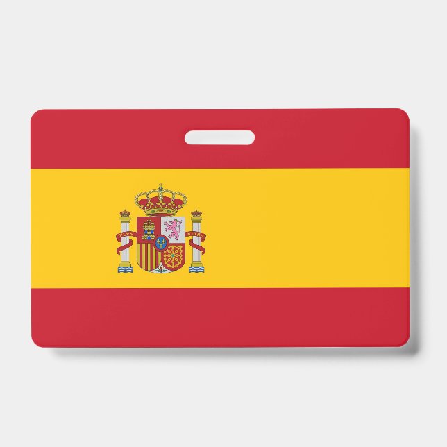 Crachá com a bandeira da Espanha (Frente)