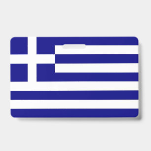 Crachá com a bandeira da Grécia