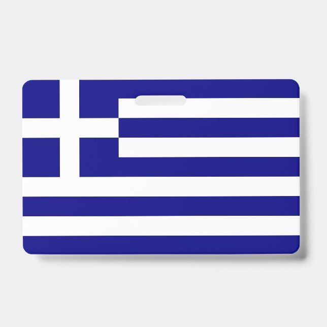 Crachá com a bandeira da Grécia (Frente)